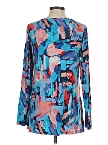 LOGO by Lori Goldstein Long Sleeve Blouse (view 2)