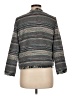 Halogen 100% Polyester Stripes Gray Jacket Size M - photo 2