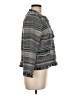 Halogen 100% Polyester Stripes Gray Jacket Size M - photo 4