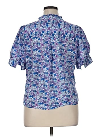 Liberty Art Fabrics for J.Crew Short Sleeve Blouse (view 2)
