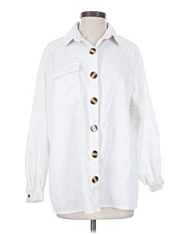 Nasty Gal Inc. Long Sleeve Button-Down Shirt (view 1)