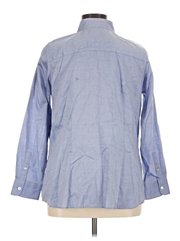 Talbots 3/4 Sleeve Button-Down Shirt (view 2)