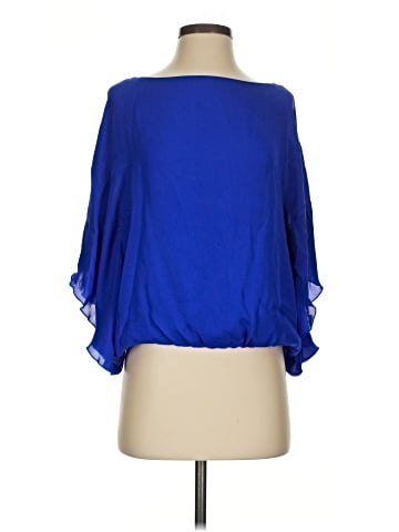 Alice + Olivia 3/4 Sleeve Silk Top (view 1)