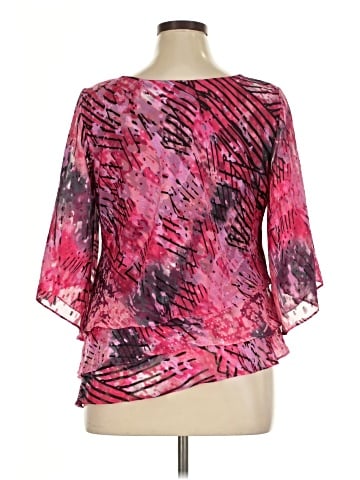 Alex Evenings 3/4 Sleeve Blouse (view 2)