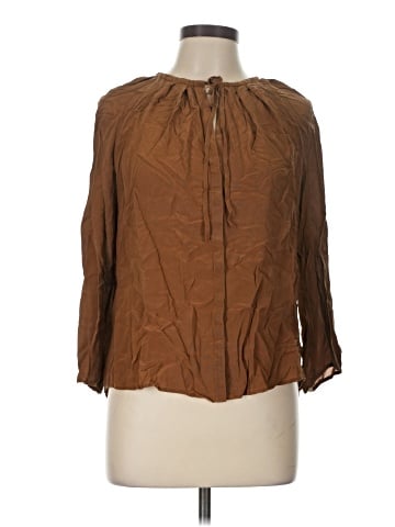 Babaton 3/4 Sleeve Silk Top (view 1)