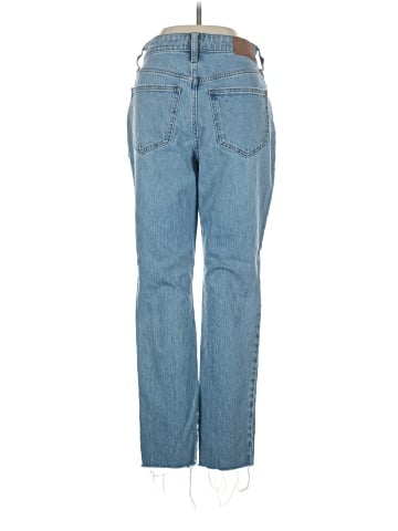 Madewell The Curvy Perfect Vintage Jean in Bradwell Wash: Ripped Edition (view 2)