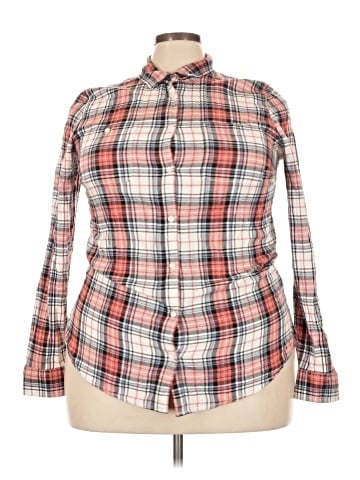 St. John's Bay Long Sleeve Button-Down Shirt (view 1)