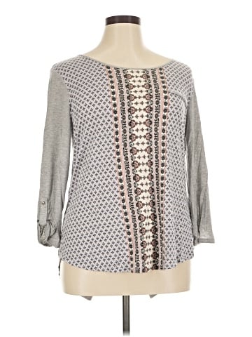 Maurices 3/4 Sleeve Blouse (view 1)