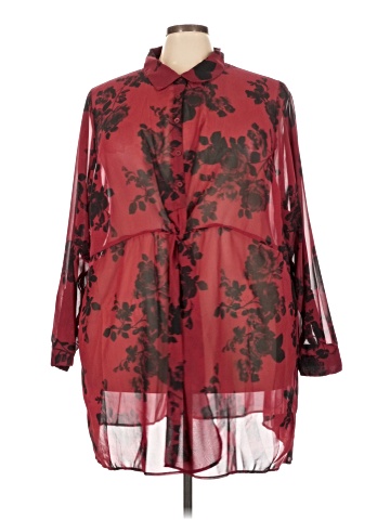 Torrid 3/4 Sleeve Blouse (view 1)