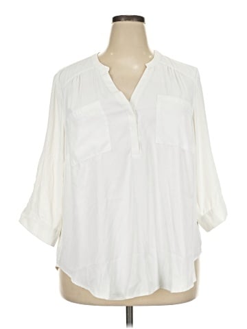 Torrid 3/4 Sleeve Blouse (view 1)