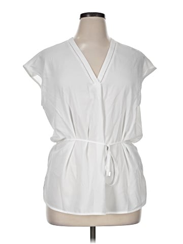 Liz Claiborne Short Sleeve Blouse (view 1)