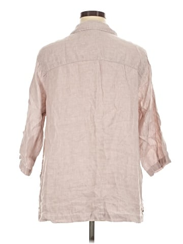 Tahari 3/4 Sleeve Button-Down Shirt (view 2)