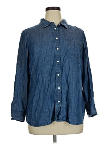 Talbots Long Sleeve Button-Down Shirt (view 1)