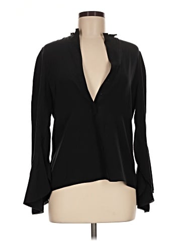 Alexis Long Sleeve Silk Top (view 1)