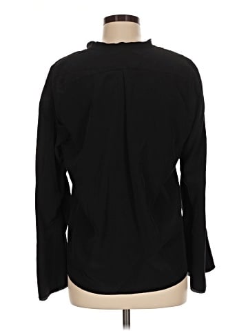 Alexis Long Sleeve Silk Top (view 2)