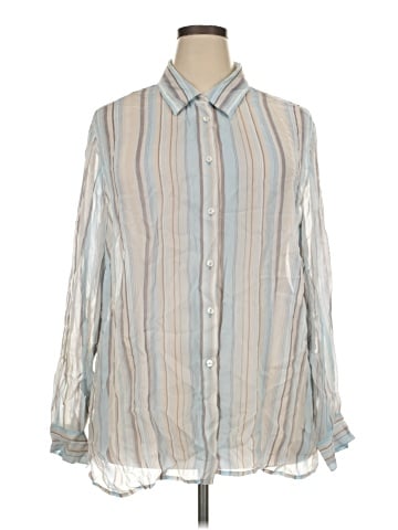 Avenue Long Sleeve Button-Down Shirt (view 1)