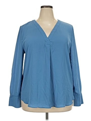 Ann Taylor Long Sleeve Blouse (view 1)