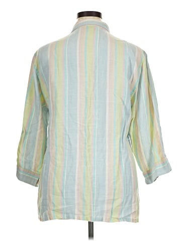 Goodclothes 3/4 Sleeve Button-Down Shirt (view 2)