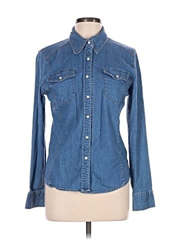 Faded Glory Long Sleeve Button-Down Shirt (view 1)