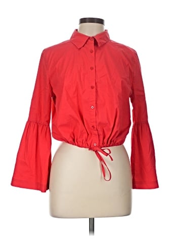 Laundry by Shelli Segal 3/4 Sleeve Button-Down Shirt (view 1)