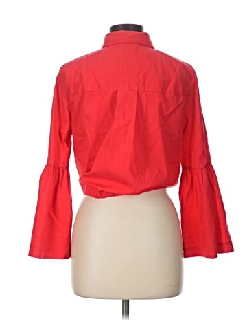 Laundry by Shelli Segal 3/4 Sleeve Button-Down Shirt (view 2)