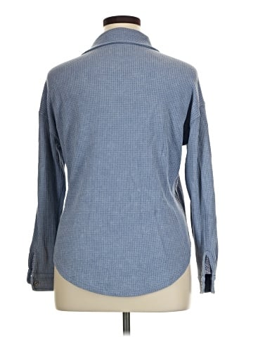Hippie Rose Long Sleeve Button-Down Shirt (view 2)