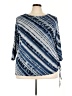 Ruby Rd. Blue 3/4 Sleeve Top Size 3X - photo 1