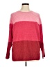 Torrid Color Block Pink Pullover Sweater Size 1X Plus (1) - photo 1