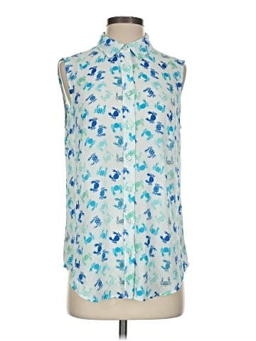 Talbots Outlet Sleeveless Button-Down Shirt (view 1)