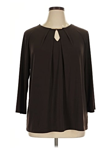 Liz Claiborne Long Sleeve Top (view 1)