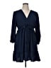 Max Studio 100% Polyester Blue Casual Dress Size XL - photo 1