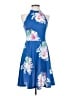 Ouges Floral Blue Cocktail Dress Size S - photo 1