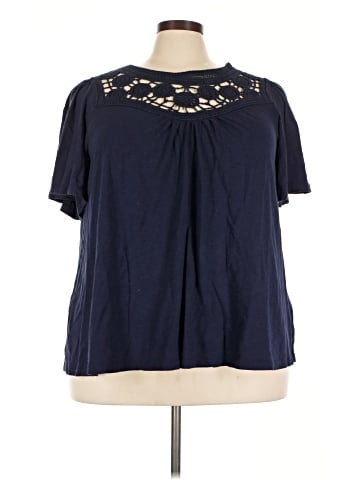 Lane Bryant Short Sleeve Blouse (view 1)
