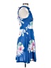 Ouges Floral Blue Cocktail Dress Size S - photo 4