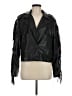DKNY 100% Polyurethane Black Jacket Size M - photo 1