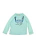 Hurley 100% Polyester Teal Rash Guard Size 3T - photo 1
