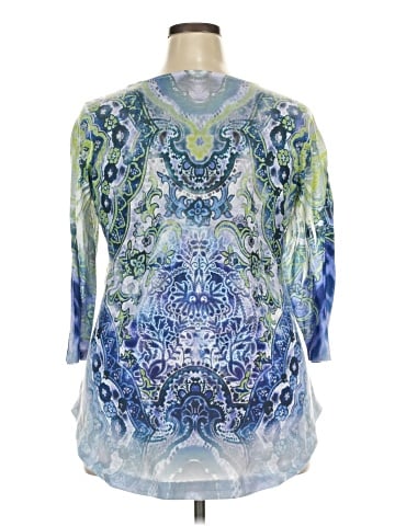 One World 3/4 Sleeve Blouse (view 2)