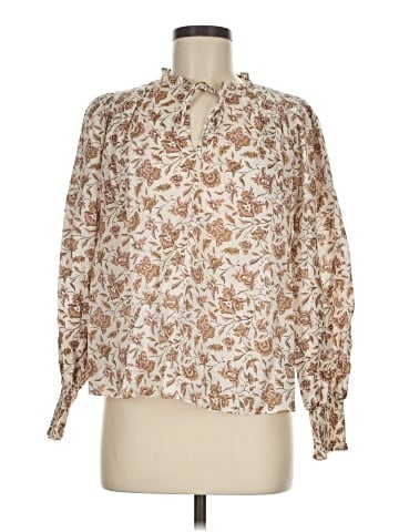 Ann Taylor Factory Long Sleeve Blouse (view 1)