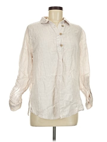 Sigrid Olsen Long Sleeve Button-Down Shirt (view 1)