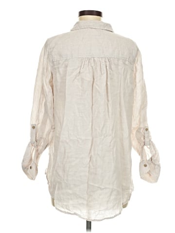 Sigrid Olsen Long Sleeve Button-Down Shirt (view 2)