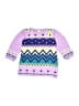 Hartstrings Chevron-herringbone Purple Pullover Sweater 9-12 MO / 12 MO - photo 1