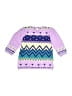 Hartstrings Chevron-herringbone Purple Pullover Sweater 9-12 MO / 12 MO - photo 2