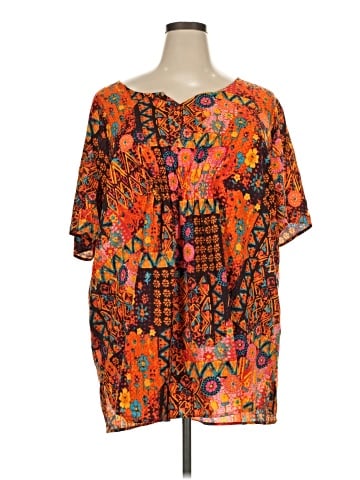 Roaman's Short Sleeve Blouse (view 1)