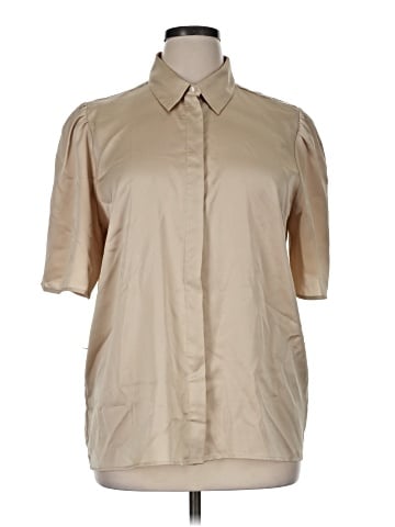 Ann Taylor Short Sleeve Blouse (view 1)