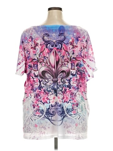 Lane Bryant Outlet Short Sleeve Blouse (view 2)