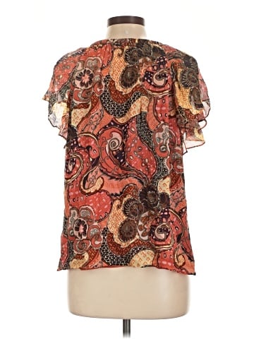 A.L.C. Short Sleeve Silk Top (view 2)