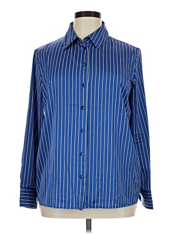 Jones & Co Long Sleeve Button-Down Shirt (view 1)