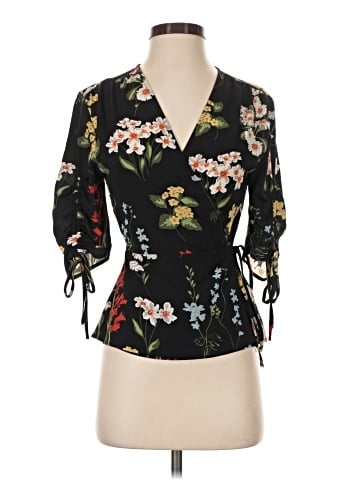 Topshop 3/4 Sleeve Blouse (view 1)