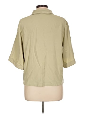 Cos 3/4 Sleeve Button-Down Shirt (view 2)