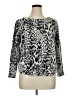 Chico's Animal Print Silver Pullover Sweater Size XL - photo 1
